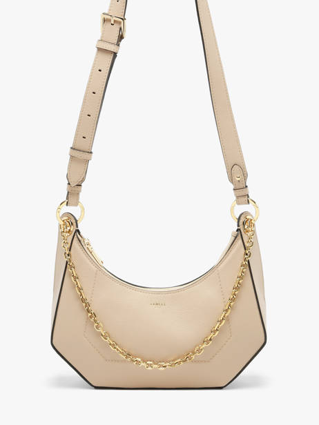 Shoulder Bag Croisette Leather Lancel Beige croisette A13987 other view 2