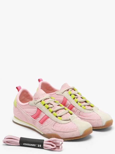 Sneakers In Leather Coolway Pink women 7613398 other view 1