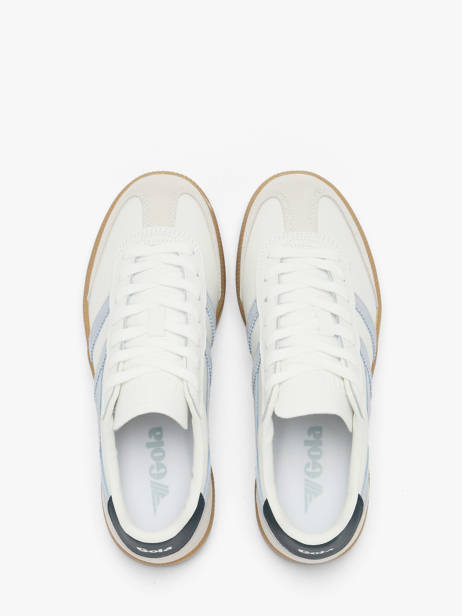 Sneakers In Leather Gola White women CLB744XE other view 3