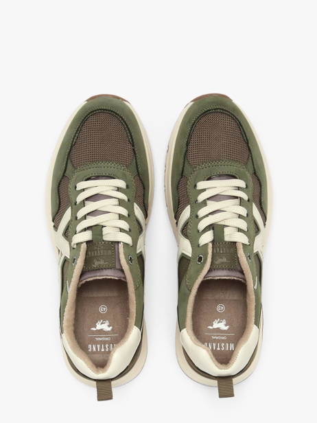 Sneakers Mustang Green men M0291005 other view 3