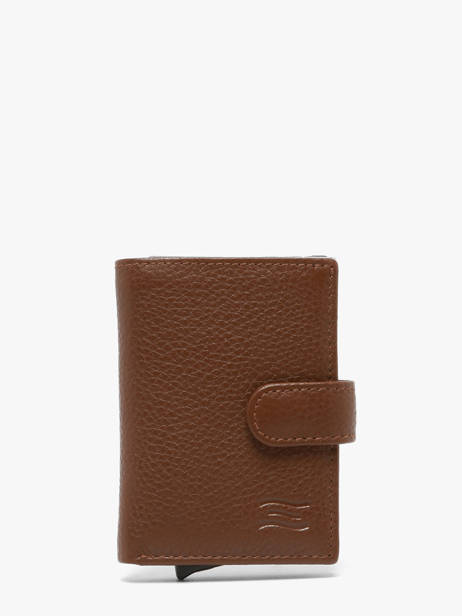 Portefeuille Caviar Cuir Crinkles Marron caviar 14600