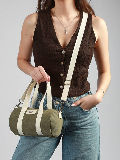 Crossbody Bag Amour Toile Cotton Miniprix Green amour toile 8084 other view 1