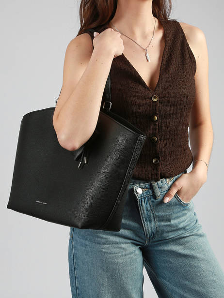 Sac à Main/shopping Estée Avec Bijou De Sac Laurent david Noir ld bags 73 vue secondaire 1