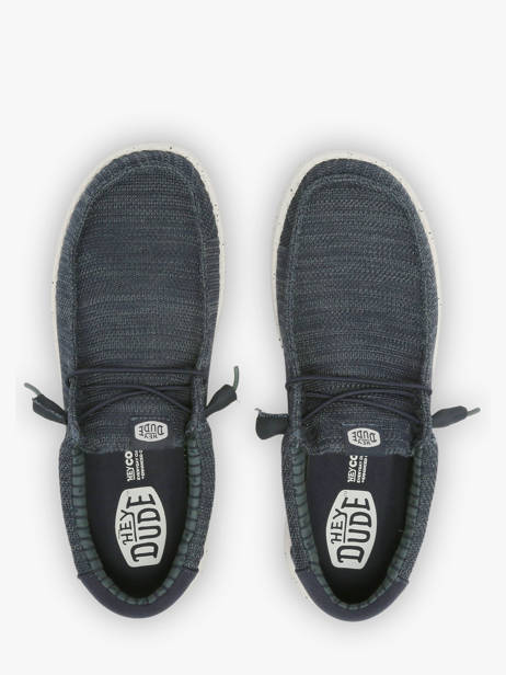 Moccasins Hey dude Blue men 41898 other view 4