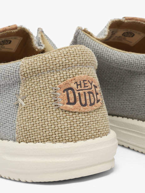 Moccasins Wally Braided Hey dude Blue men 40003 other view 2