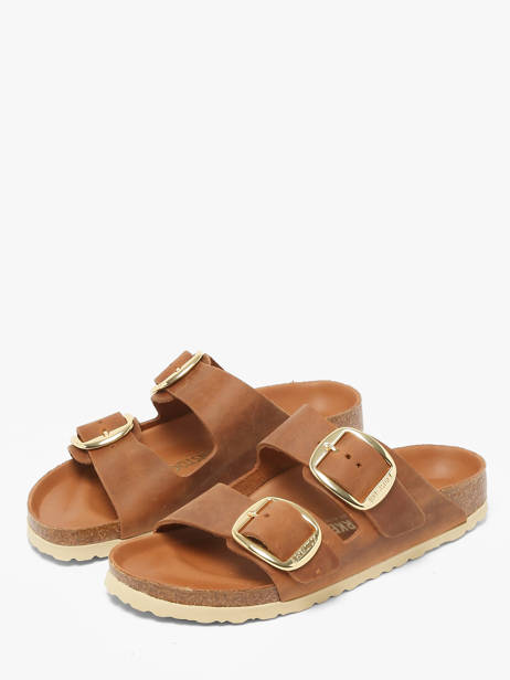 Slippers Arizona Big Buckle Birkenstock Brown women 1011073 other view 1