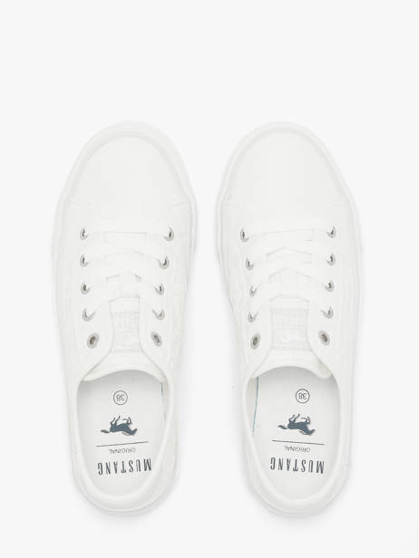 Sneakers Mustang White women M0222009 other view 3