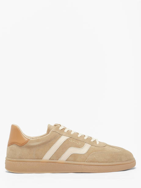 Sneakers In Leather Gant Beige men CUZIG126