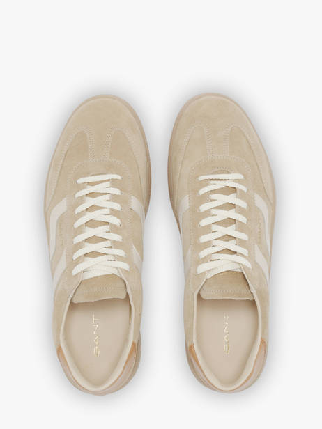 Sneakers In Leather Gant Beige men CUZIG126 other view 3