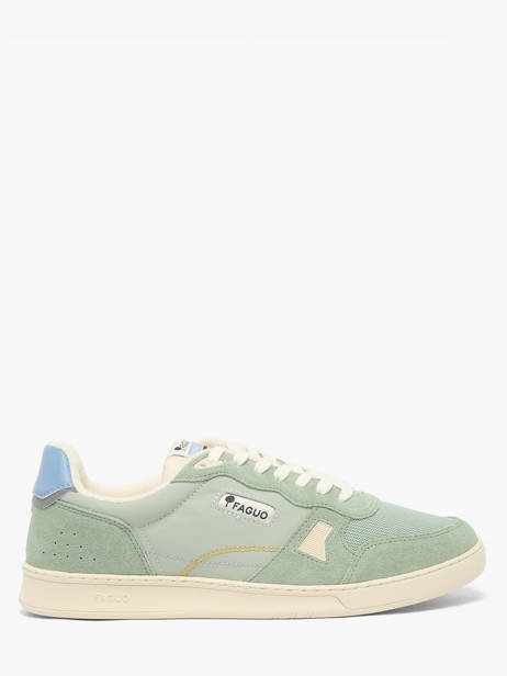 Sneakers In Leather Faguo Green men 26CG9202