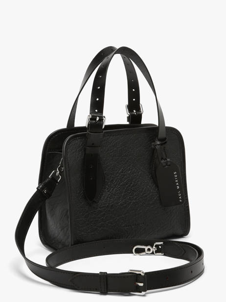 Satchel Vintage Leather Paul marius Black vintage S other view 1