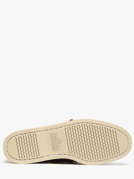 Boat Shoes In Leather Sebago Black men 7111M7W other view 5