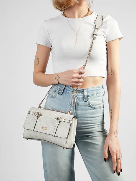Shoulder Bag Danya Guess White danya SG991721 other view 1
