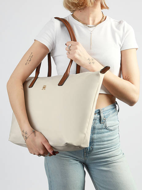 Shoulder Bag Popette Nylon Tommy hilfiger White popette AW17711 other view 1