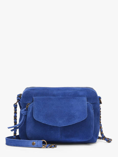 Sac Bandoulière Naina Cuir Pieces Bleu naina 17100639