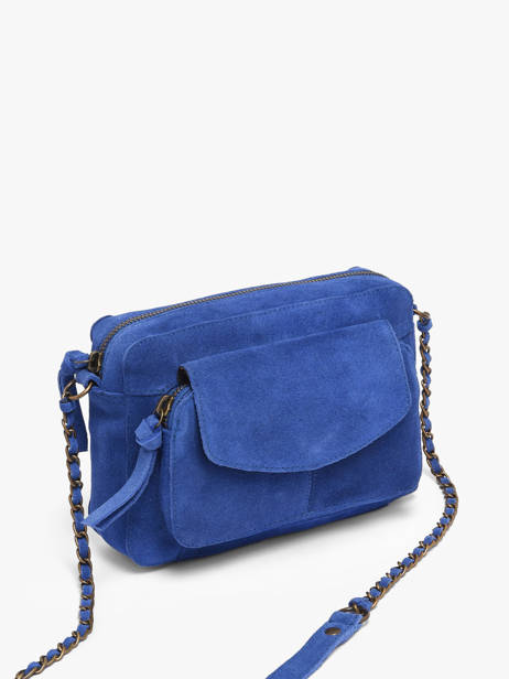Sac Bandoulière Naina Cuir Pieces Bleu naina 17100639 vue secondaire 2