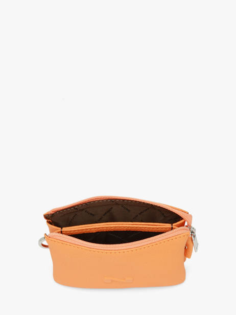 2-compartment  Coin Purse Original N Leather Nathan baume Orange original n 302N other view 1