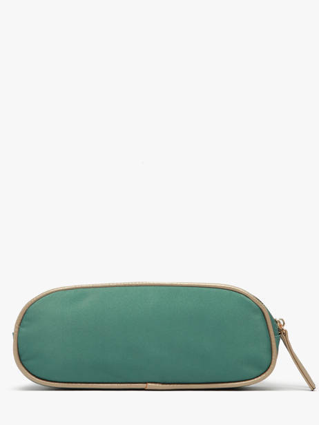 Pencil Case 2 Compartments Cameleon Green vintage fantasy PBVGTROU other view 2