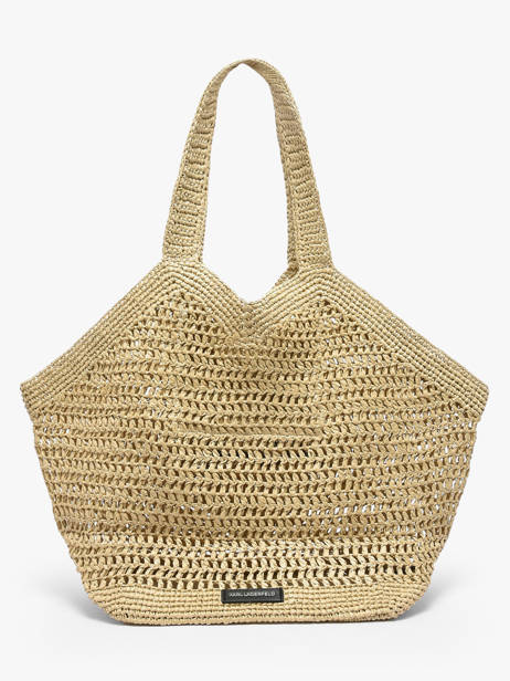 Shoulder Bag K Signature Nylon Karl lagerfeld Beige k signature B2W46068 other view 3