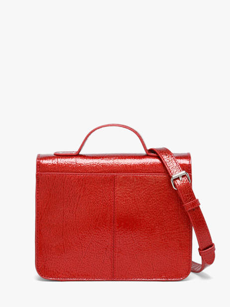 Leather Melle George Star Crossbody Bag Paul marius Red star GEORGSTA other view 3