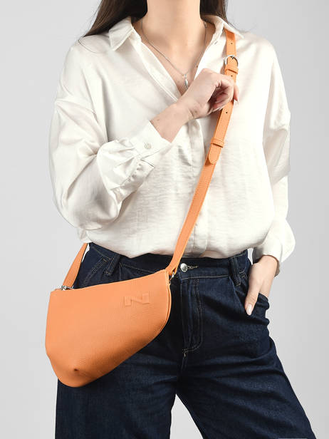 Leather Crossbody Bag N City Nathan baume Orange n city N1811000 other view 1