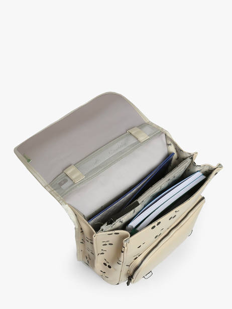 3-compartment Backpack Cameleon Beige vintage north PBVWSD39 other view 3