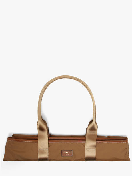 Medium Mistral Rollable Tote Bag Nylon And Leather Lancel Brown mistral A13995 other view 5