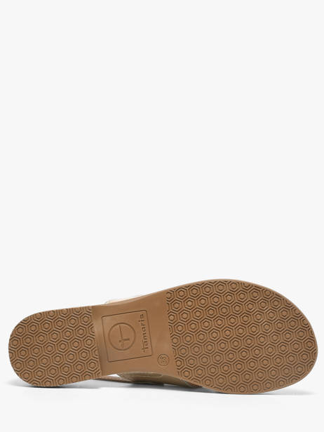 Sandals In Leather Tamaris Gold accessoires 44 other view 4