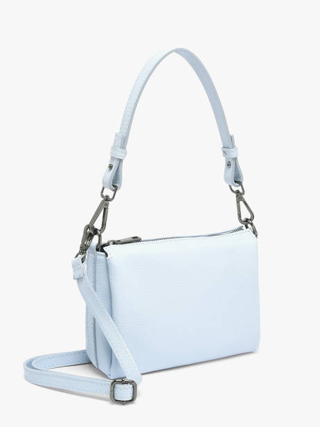 Sac Bandoulière Caviar Cuir Milano Bleu caviar CA25065 vue secondaire 2