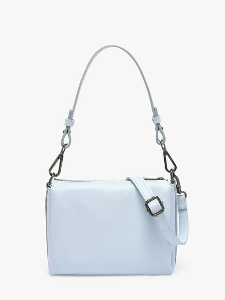Sac Bandoulière Caviar Cuir Milano Bleu caviar CA25065 vue secondaire 4