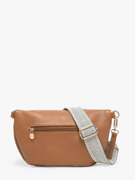 Belt Bag Lulu castagnette Brown zip YSALINE2 other view 4