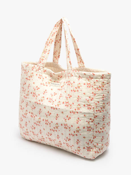 Shoulder Bag Floral Cotton Bindi atelier Beige floral MS other view 2