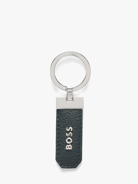 Keychain Leather Hugo boss Blue grained HAK416N