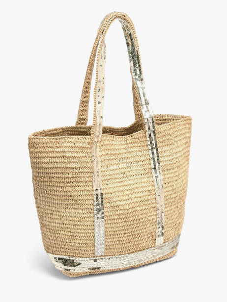 Sac Porté Main Cabas Raphia Raphia Vanessa bruno Beige cabas raphia 64V40380 vue secondaire 2