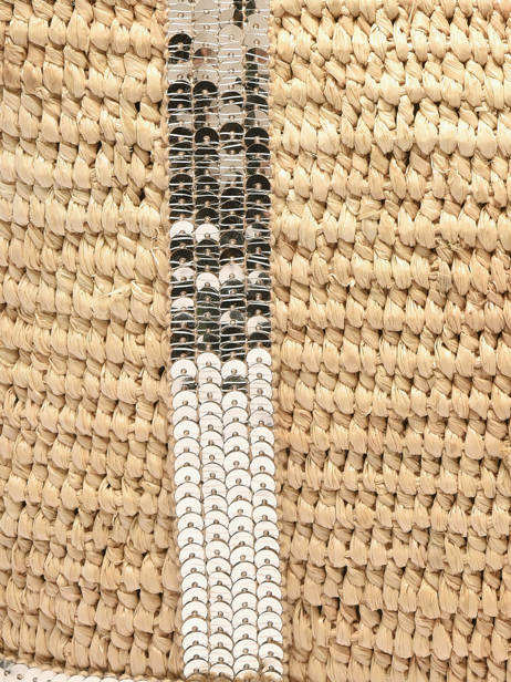 Sac Porté Main Cabas Raphia Raphia Vanessa bruno Beige cabas raphia 64V40380 vue secondaire 3
