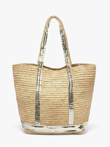 Sac Porté Main Cabas Raphia Raphia Vanessa bruno Beige cabas raphia 64V40380 vue secondaire 5