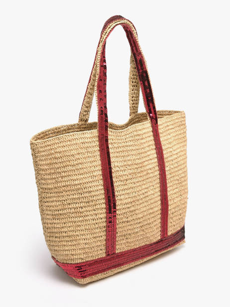 Satchel Cabas Raphia Raphia Vanessa bruno Beige cabas raphia 64V40380 other view 1