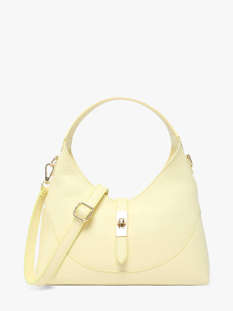 Crossbody Bag Caviar Leather Milano Yellow caviar CA26022