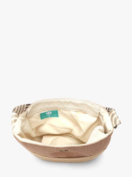 Shoulder Bag Tissee Le voyage en panier Beige tissee PM924 other view 3