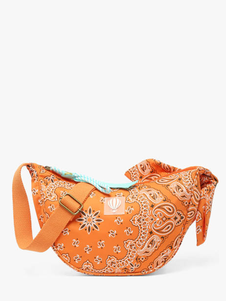 Sac Bandoulière Bandana Coton Le voyage en panier Orange bandana PM969