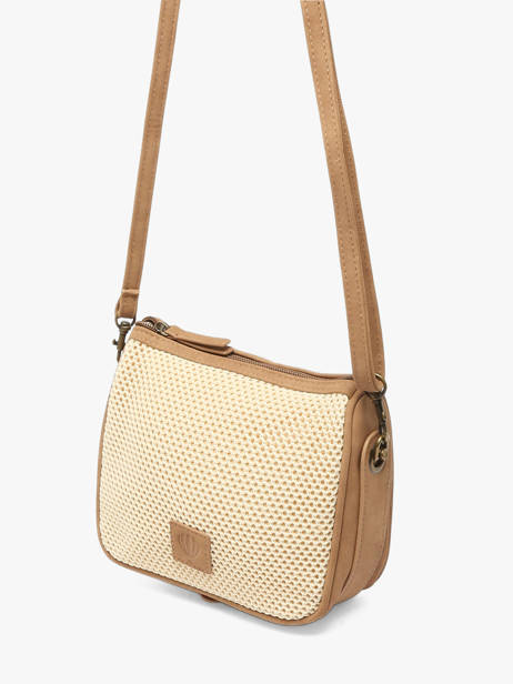 Crossbody Bag Resille Le voyage en panier Beige resille PM959 other view 1