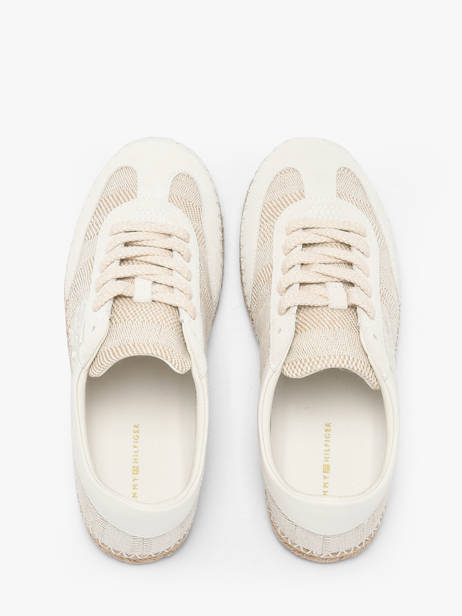 Espadrilles En Cuir Tommy hilfiger Beige accessoires 91080GH vue secondaire 3
