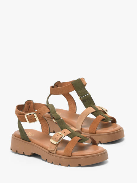 Sandales En Cuir We do Marron accessoires 45710A02 vue secondaire 1