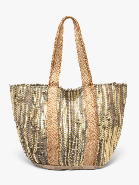 Sac Porté épaule Estival Jute Le voyage en panier Or estival PM937 vue secondaire 4