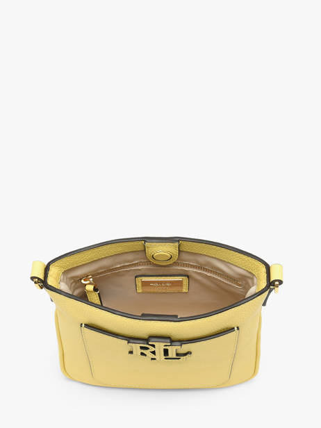 Leather Mini Cameryn Crossbody Bag Lauren ralph lauren Yellow cameryn 31982184 other view 2