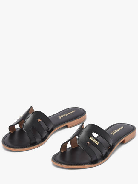 Slippers Damia In Leather Les tropeziennes Black women DAMIA other view 1
