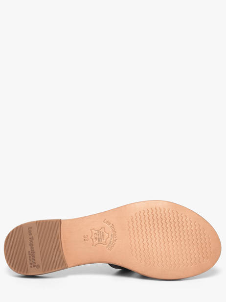 Slippers Damia In Leather Les tropeziennes Black women DAMIA other view 4