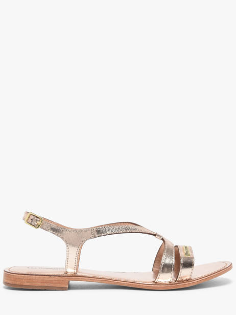 Nu-pieds Hamoon En Cuir Les tropeziennes Or accessoires HAMOON