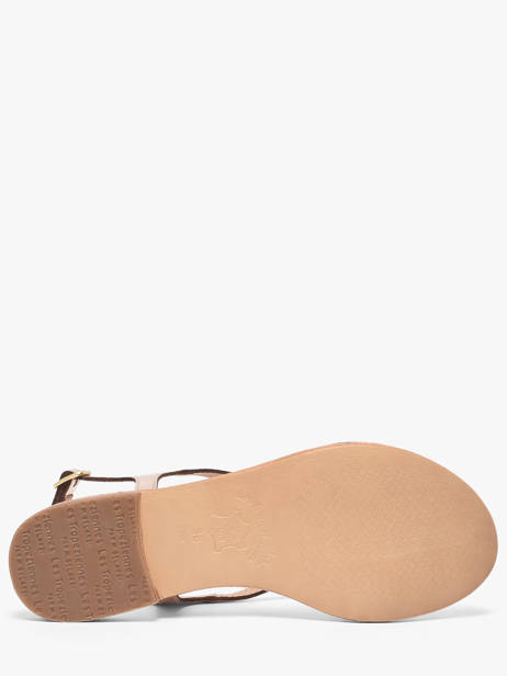 Nu-pieds Hamoon En Cuir Les tropeziennes Or accessoires HAMOON vue secondaire 4
