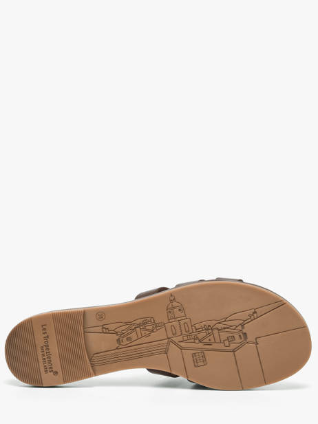 Mules Hamia En Cuir Les tropeziennes Marron accessoires HAMIA vue secondaire 4
